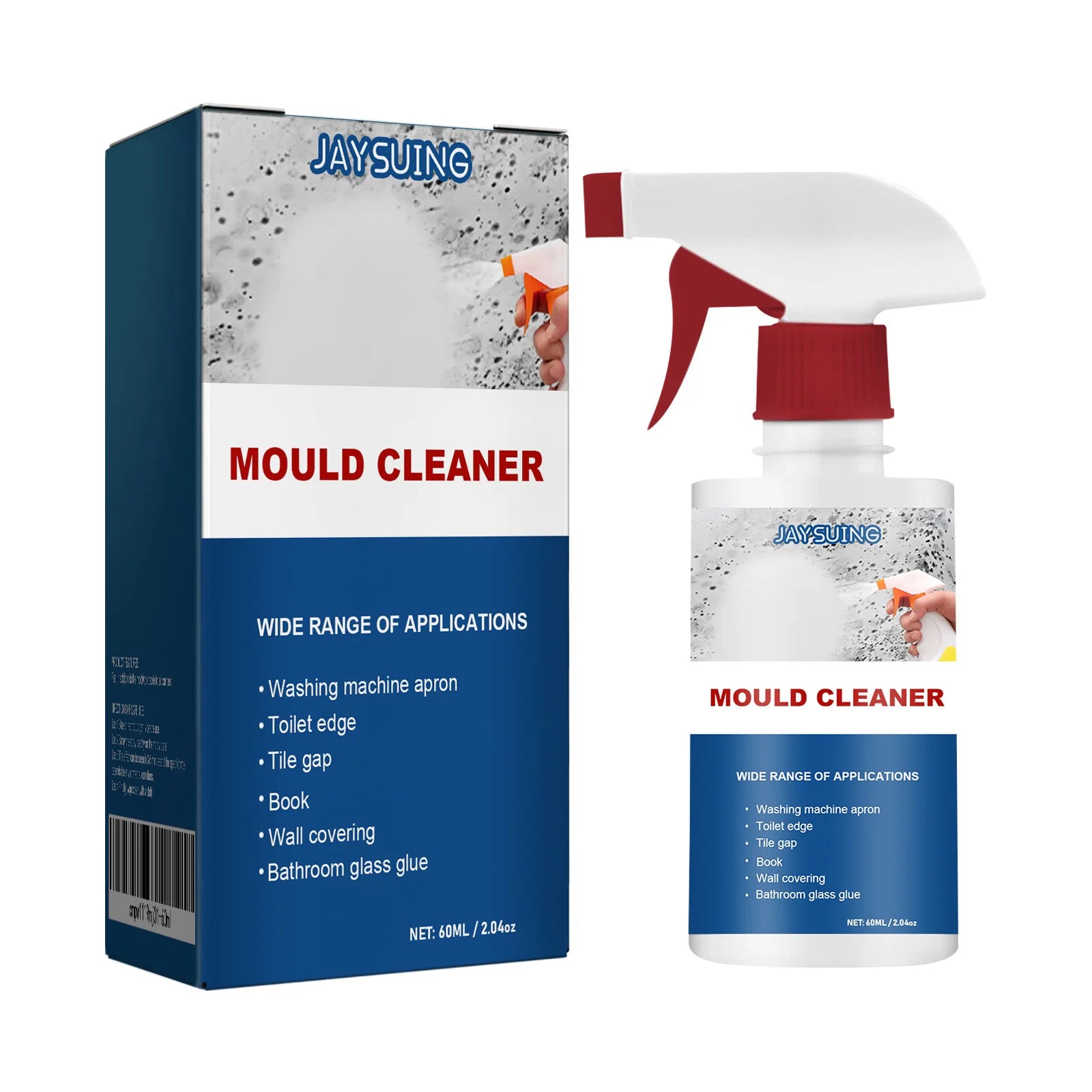Mold & Mildew Remover Spray – Kitchen & Bathroom Cleaner Foam | Powerful Stain & Grout Cleaner for Tiles, Walls, Toilet & Shower Surfaces