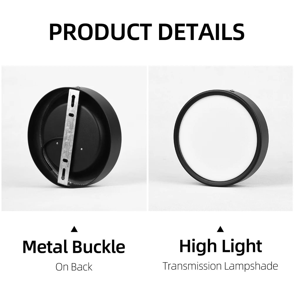 Adjustable LED Downlight 220V – Foldable COB Ceiling Spotlight | Ultra Thin Surface Mounted Light for Kitchen, Living Room & Indoor Lighting