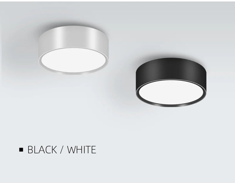 Adjustable LED Downlight 220V – Foldable COB Ceiling Spotlight | Ultra Thin Surface Mounted Light for Kitchen, Living Room & Indoor Lighting