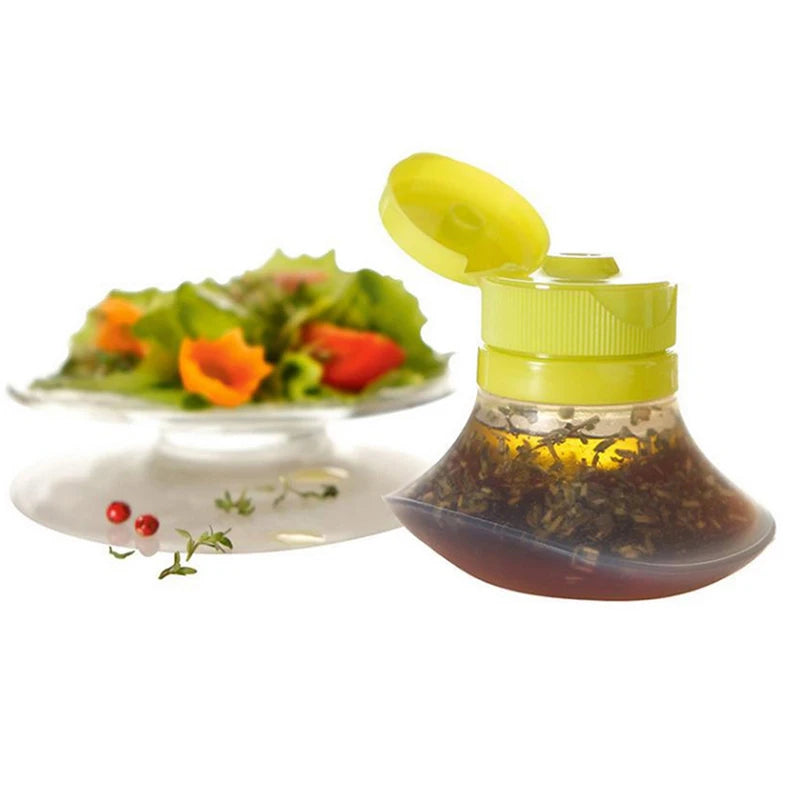 Portable Mini Salad Dressing Bottle – Leakproof Silicone Squeeze Container for Sauce, Oil & Condiments | Travel, Lunch & Meal Prep