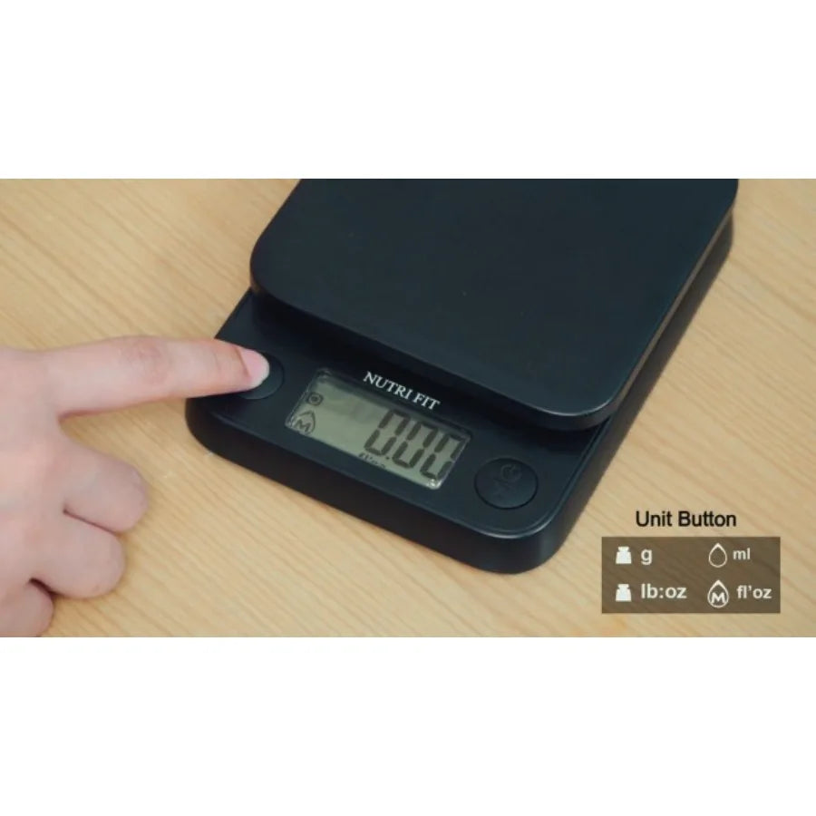Digital Kitchen Scale 11lb Capacity – High Precision Food Scale with Tare Function | Smart LCD Scale for Baking, Cooking, Coffee & Weight Loss