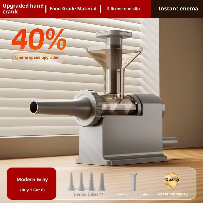 Manual Sausage Stuffer Machine – Hand-Crank Meat Grinder & Filling Maker | Home Sausage Maker with Tubes for DIY Meat Processing & BBQ Use