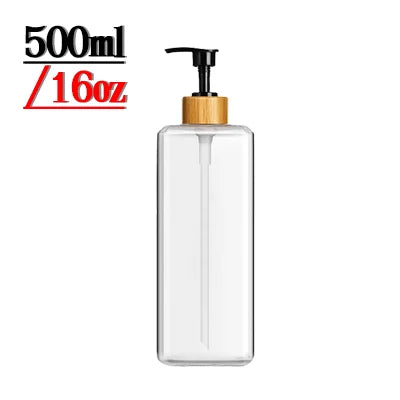 16oz Refillable Soap Dispenser Bottle – Modern Pump for Hand Soap, Dish Soap, Shampoo & Lotion | Kitchen & Bathroom Organizer