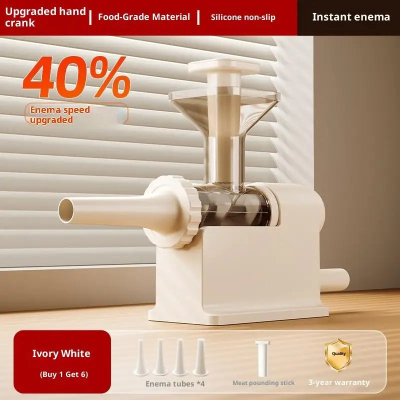 Manual Sausage Stuffer Machine – Hand-Crank Meat Grinder & Filling Maker | Home Sausage Maker with Tubes for DIY Meat Processing & BBQ Use