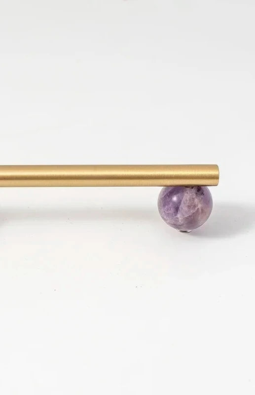 Nordic Marble & Brass Cabinet Handles – Luxury Drawer Pulls & Knobs | Modern Kitchen & Furniture Hardware for Cabinets, Dressers & Wardrobes