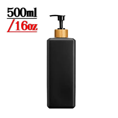 16oz Refillable Soap Dispenser Bottle – Modern Pump for Hand Soap, Dish Soap, Shampoo & Lotion | Kitchen & Bathroom Organizer