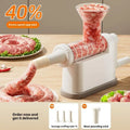 Manual Sausage Stuffer Machine – Hand-Crank Meat Grinder & Filling Maker | Home Sausage Maker with Tubes for DIY Meat Processing & BBQ Use
