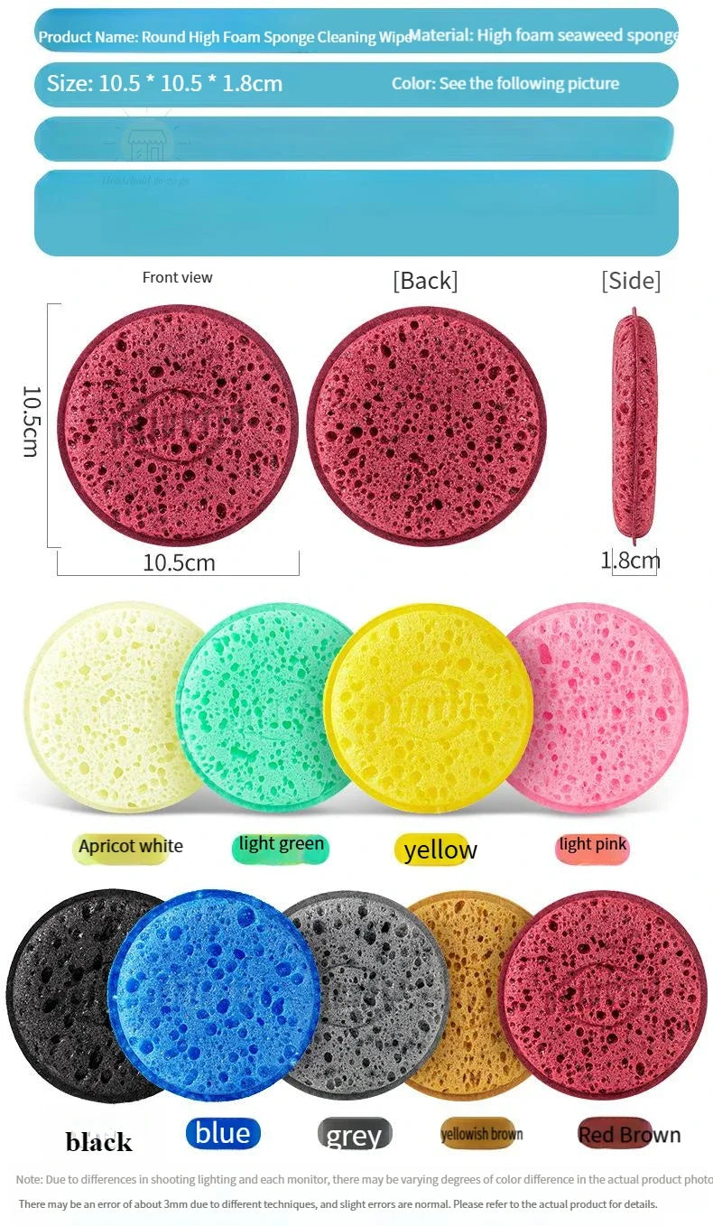 High-Density Kitchen Cleaning Sponge – Soft Absorbent Dishwashing Scrubber | Non-Scratch Scouring Pad for Pots, Pans & Household Cleaning
