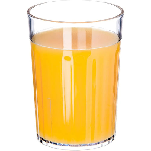 10.2 oz Clear Plastic Bistro Tumblers – Stackable Durable Drinking Glasses | Dishwasher Safe Restaurant & Kitchen Cups for Home, Catering & Food Service