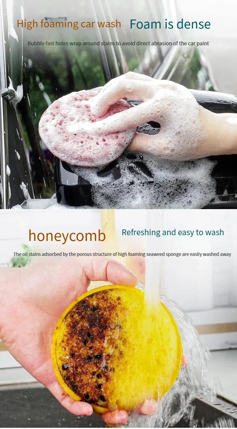 High-Density Kitchen Cleaning Sponge – Soft Absorbent Dishwashing Scrubber | Non-Scratch Scouring Pad for Pots, Pans & Household Cleaning