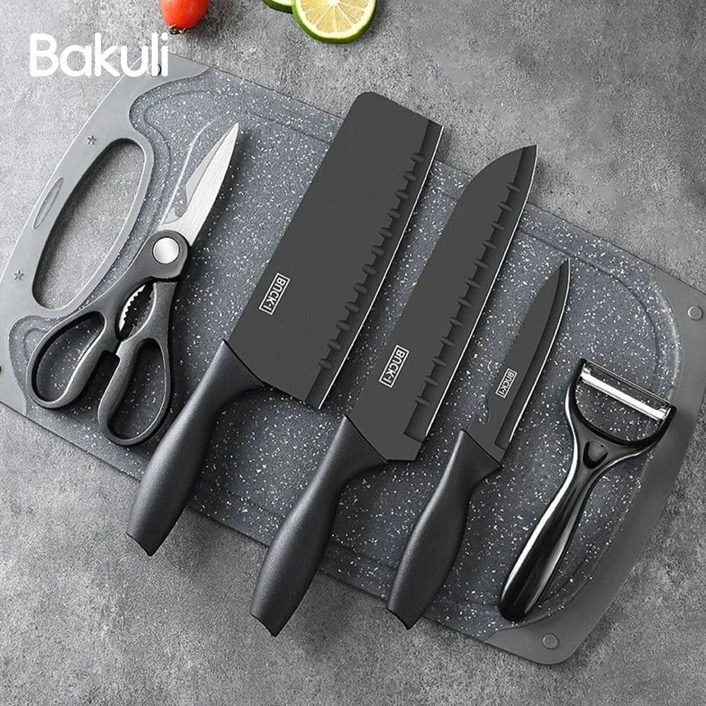 Stainless Steel Kitchen Knife Set – Ultra Sharp Chef Knife for Meat & Fruit Cutting | Durable Household Cooking Knife – Professional Kitchen Tool
