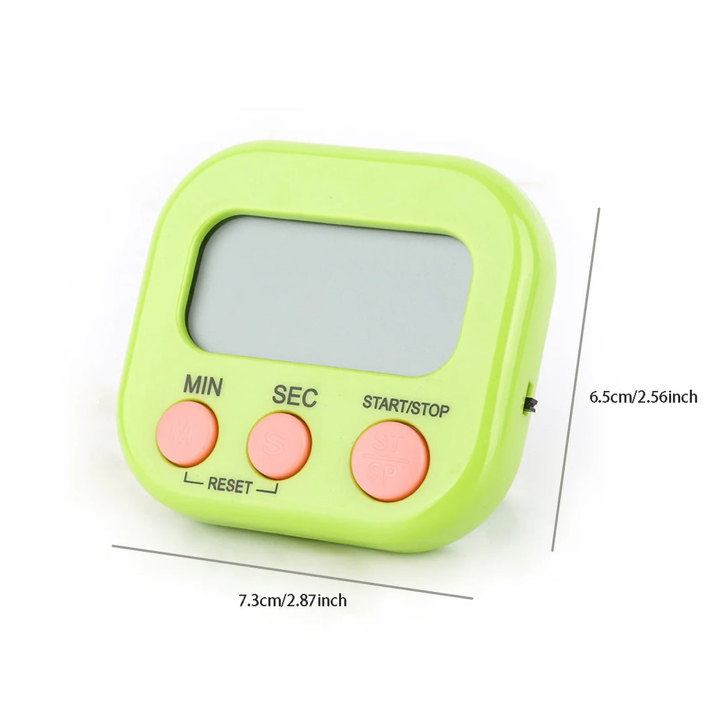 Digital Kitchen Timer – 99 Minute Magnetic Countdown Timer with Loud Alarm & Stand | Cooking, Baking & Meal Prep Timer for Kitchen, Fridge & Home Use