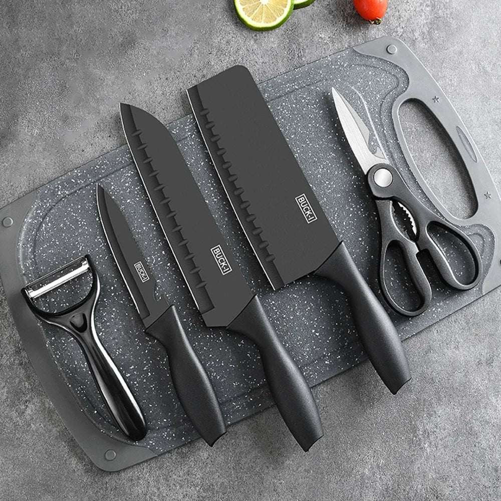 Stainless Steel Kitchen Knife Set – Ultra Sharp Chef Knife for Meat & Fruit Cutting | Durable Household Cooking Knife – Professional Kitchen Tool