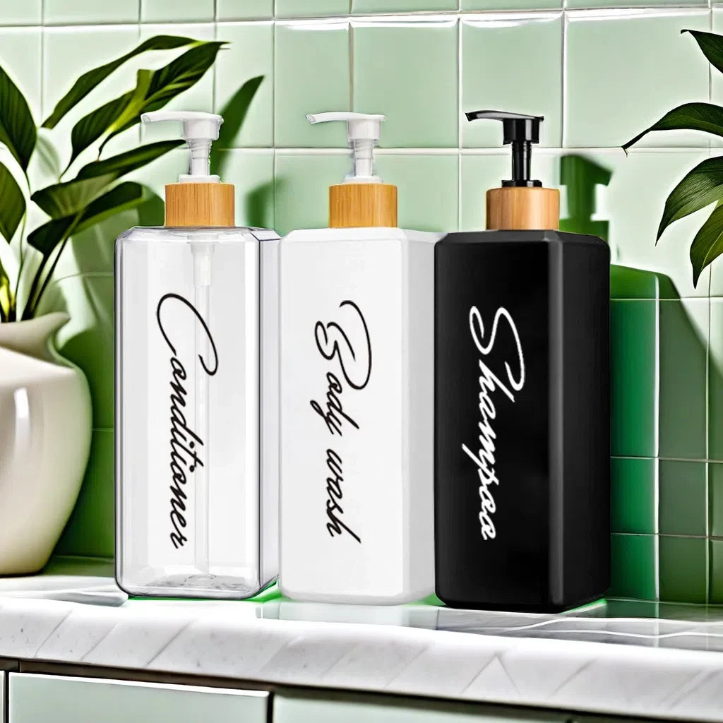 16oz Refillable Soap Dispenser Bottle – Modern Pump for Hand Soap, Dish Soap, Shampoo & Lotion | Kitchen & Bathroom Organizer