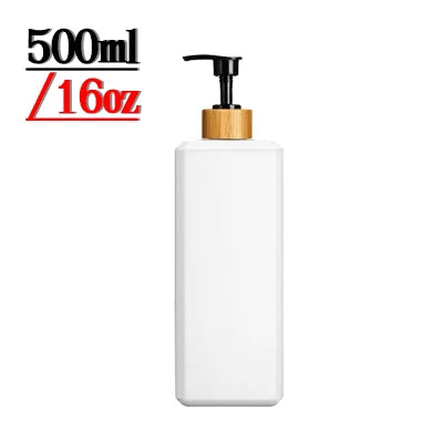 16oz Refillable Soap Dispenser Bottle – Modern Pump for Hand Soap, Dish Soap, Shampoo & Lotion | Kitchen & Bathroom Organizer