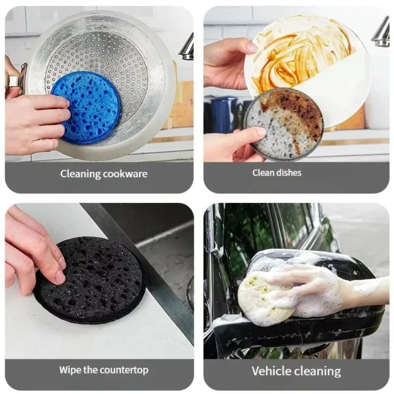 High-Density Kitchen Cleaning Sponge – Soft Absorbent Dishwashing Scrubber | Non-Scratch Scouring Pad for Pots, Pans & Household Cleaning