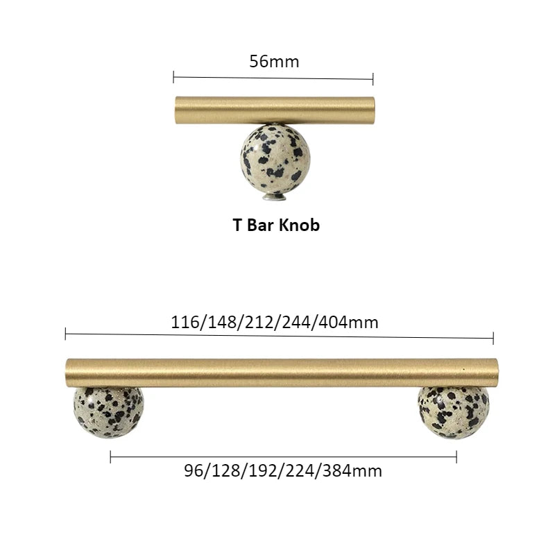 Nordic Marble & Brass Cabinet Handles – Luxury Drawer Pulls & Knobs | Modern Kitchen & Furniture Hardware for Cabinets, Dressers & Wardrobes