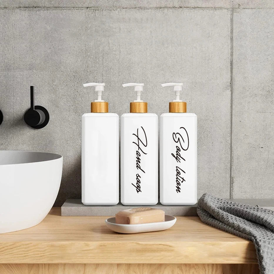 16oz Refillable Soap Dispenser Bottle – Modern Pump for Hand Soap, Dish Soap, Shampoo & Lotion | Kitchen & Bathroom Organizer