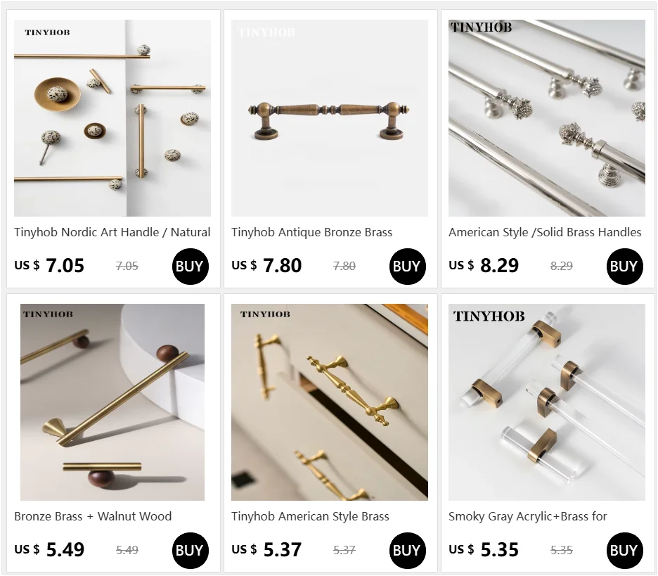 Nordic Marble & Brass Cabinet Handles – Luxury Drawer Pulls & Knobs | Modern Kitchen & Furniture Hardware for Cabinets, Dressers & Wardrobes