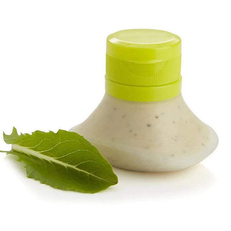 Portable Mini Salad Dressing Bottle – Leakproof Silicone Squeeze Container for Sauce, Oil & Condiments | Travel, Lunch & Meal Prep
