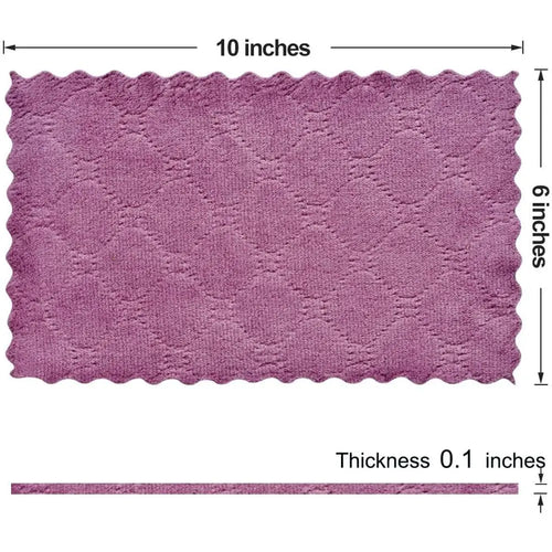 12-Piece Microfiber Kitchen Dish Towels Set – Ultra Soft & Super Absorbent Cleaning Cloths | Multipurpose Dish Rags for Kitchen, Home Cleaning & Drying (10 x 6 Inch)