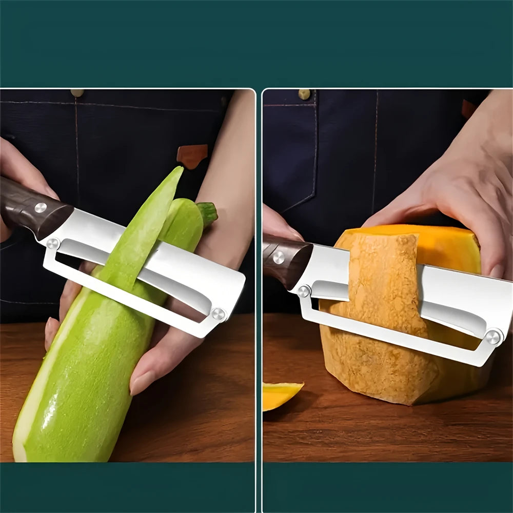 Stainless Steel Vegetable Peeler – Multi-Function Kitchen Peeler for Potatoes, Carrots, Pumpkin & Fruits | Sharp Heavy-Duty Kitchen Tool for Easy Food Prep