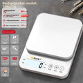 Digital Kitchen Scale – High Precision Food Scale (1g Accuracy) | USB Rechargeable Cooking & Baking Scale with LCD Display & Tare Function