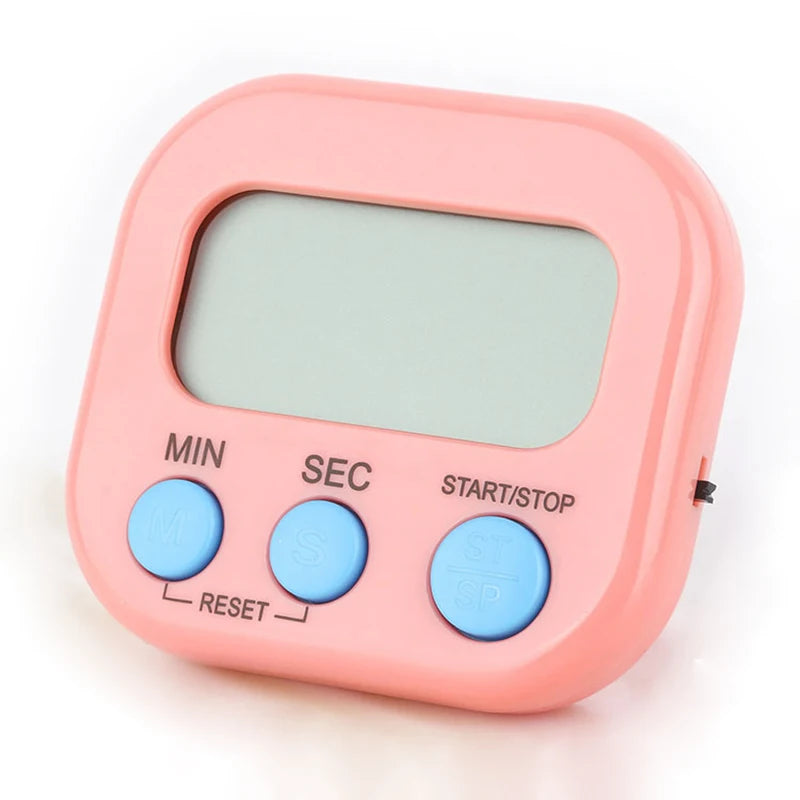 Digital Kitchen Timer – 99 Minute Magnetic Countdown Timer with Loud Alarm & Stand | Cooking, Baking & Meal Prep Timer for Kitchen, Fridge & Home Use