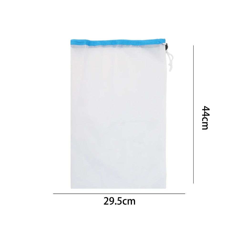 Reusable Mesh Storage Bags with Drawstring – Eco-Friendly Net Bags for Produce, Toys & Kitchen Organization | Washable Fruit & Vegetable Bags